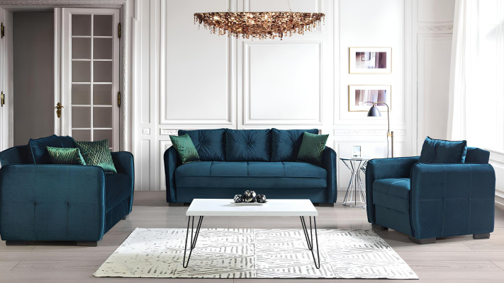 Schlafsofa Garnitur Sitzpolster Sofagarnitur Couch 3+2+1 Sitz Couchen Sofas	