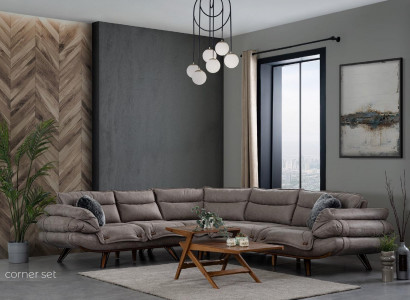 Ecksofa L Form Sofa Couch Polster Sofas Wohnlandschaft Stoffsofa Eckcouch Textil