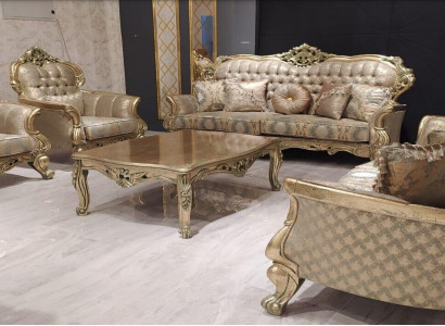 Set 5tlg Sofagarnitur 3+3+1+1 Sitzer Couchtisch Garnitur Sofa Stoff Sofas Couch