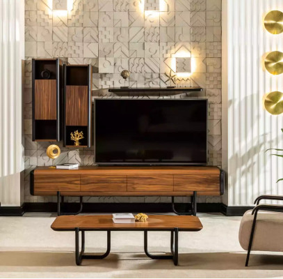 Couchtisch Wohnzimmer Design Tisch Couchtische Möbel Braun Tische Holz