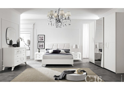 Bett Modern Betten Luxus Bettrahmen Doppel Holz Bettgestelle Schlafzimmer Weiß