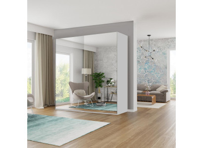 Kleiderschrank Spiegel Schränke Holz Schlafzimmer Schwebetürenschrank Schrank