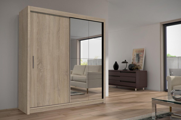 Schlafzimmer Möbel Wohnen Holz Neu Kleiderschränke Schwebetüren Kleider Schrank