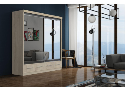 Designer Kleiderschrank Kommoden XXL mit Böden Kommodenschrank Schrank