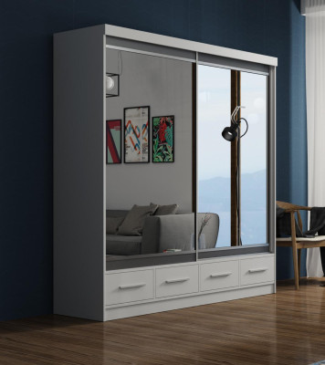 Designer Kleiderschrank Kommoden XXL mit Böden Kommodenschrank Schrank