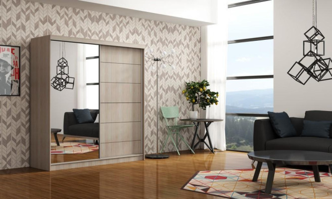 Design Schlaf Zimmer Schränke Kleider Holz Neu Edler Schrank Luxus Schwebetüren