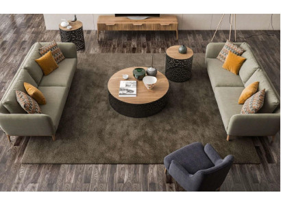 Grün Sofa Moderne Sofagarnitur Wohnzimmer Dreisitzer Sessel Zweisitzer 3+2+1