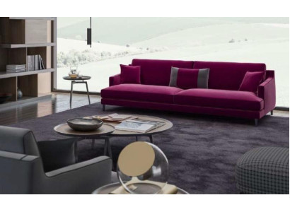Rosa Dreisitzer Moderne Couch Wohnzimmer Sofas Stilmöbel Luxus Design