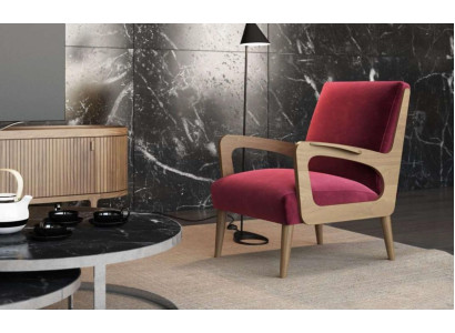 Wohnzimmersessel Luxus Einsitzer Cocktailsessel Lesesessel Stoff