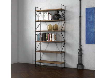 Wandregal Moderner Bücherschrank Wohnzimmer Regal Designer Holzmöbel