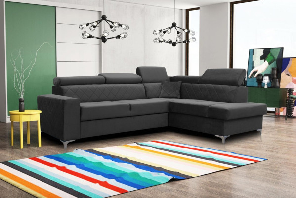 Modern Relax Sitz Möbel Wohnlandschaft Eck Textil Luxus Ecksofa L-form Polster
