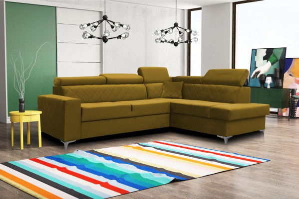 Modern Relax Sitz Möbel Wohnlandschaft Eck Textil Luxus Ecksofa L-form Polster