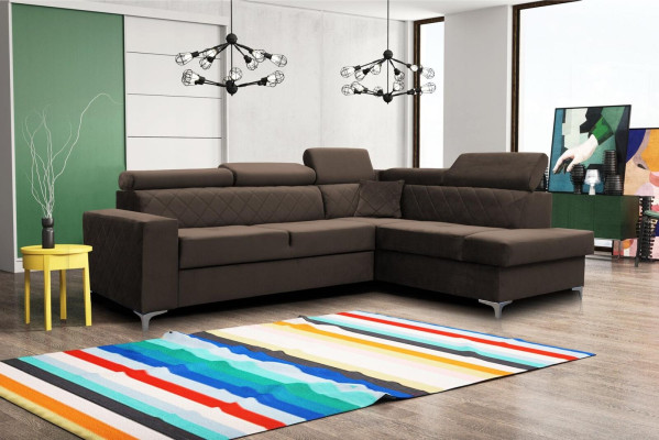 Modern Relax Sitz Möbel Wohnlandschaft Eck Textil Luxus Ecksofa L-form Polster