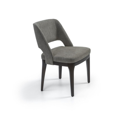 Grau Stuhl Luxus Designer Möbel Esszimmer Polstersitz Modern Einrichtung