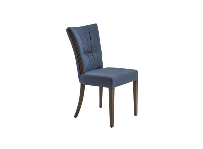 Modern Stuhl Blau Möbel Designer Einrichtung Luxus Esszimmer Polstersitz
