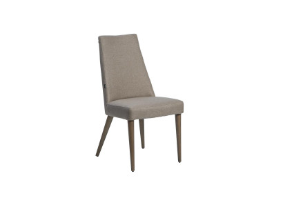Holzstuhl Stoff Sitz Stuhl Esszimmer Neu Designer Möbel Luxus Stühle