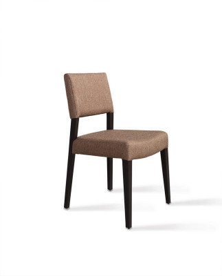 Designer Stuhl Polster Stoff Luxus Einrichtung Stühle Esszimmer Möbel