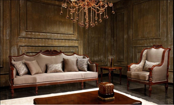 Klassische Wohnzimmer Polstergarnitur 3+1 Sitzer Designer 2tlg Set Neu