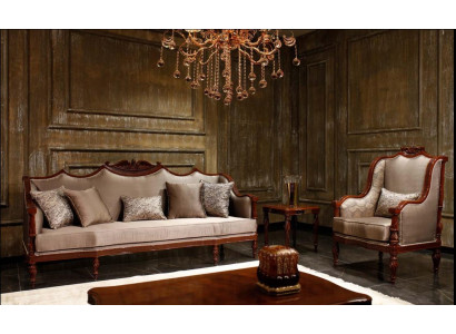 Klassische Wohnzimmer Polstergarnitur 3+1 Sitzer Designer 2tlg Set Neu