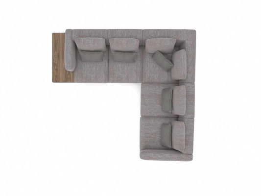 Neu Luxus Garnitur Textil Polstersofa L-Form Möbel Wohnzimmer Couchtisch