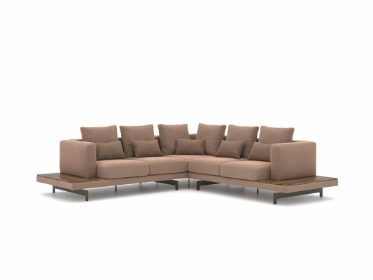 Wohnzimmer Designer Möbel Luxus Garnitur Ecksofa L-Form Einrichtung Couchtisch