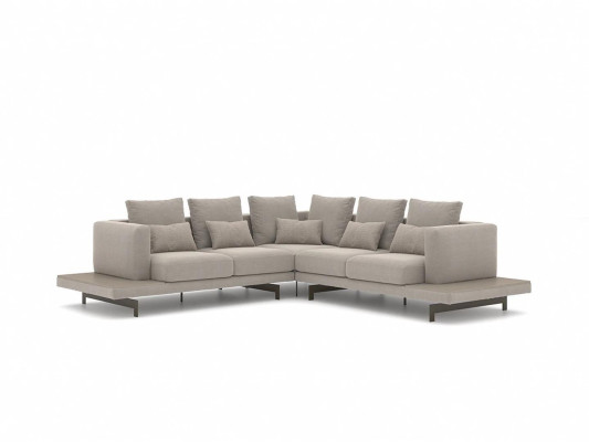 Design Ecksofa L-Form Polstermöbel Luxus Wohnzimmer Couchtisch Einrichtung