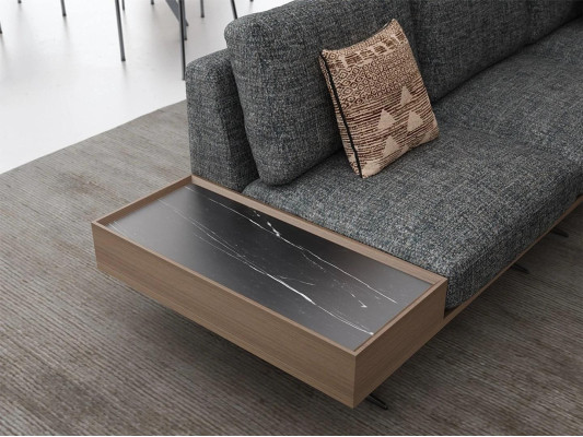  Grau Sofa L FormWohnzimmer Set 2tlg Couchtisch Ecksofa Luxus Polstermöbel