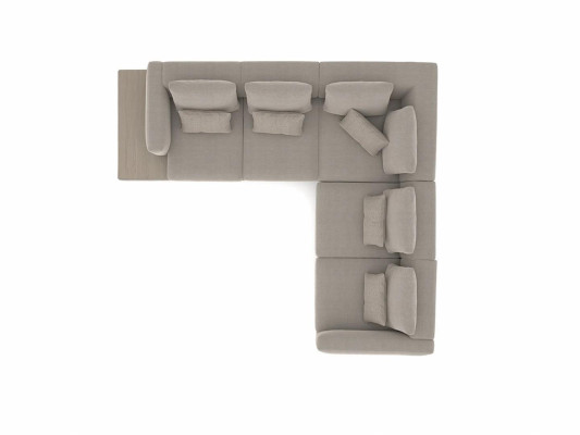  Wohnzimmer Designer Textil Polstermöbel Ecksofa Einrichtung Sofa L-Form
