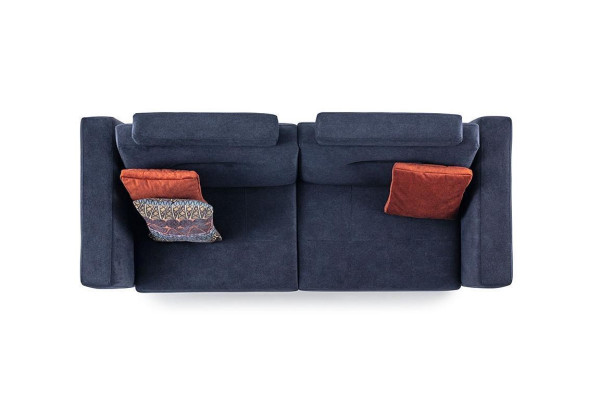  3-Sitzer Grau Modern Design Luxus Stoffsofa Wohnzimmer Dreisitzer Sofa