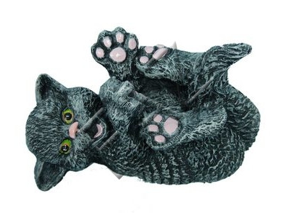 Design Katze Figur Garten Statue Skulptur Figuren Skulpturen Dekoration C331 Neu