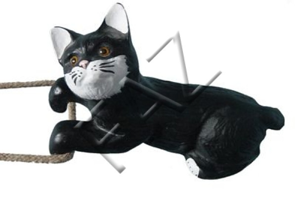 Design Katze Figur Garten Statue Skulptur Figuren Skulpturen Dekoration C346 Neu