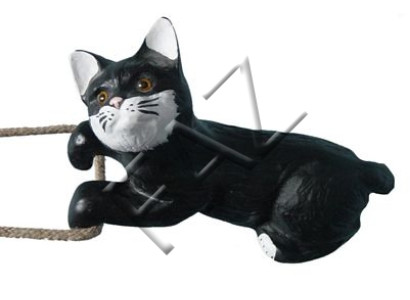 Design Katze Figur Garten Statue Skulptur Figuren Skulpturen Dekoration C346 Neu