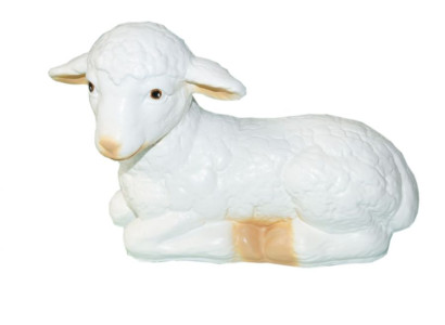 Design Schaf klein Figur Garten Statue Skulptur Figuren Skulpturen Deko Neu