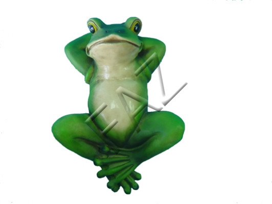 Design Frosch Figur Garten Statue Skulptur Figuren Skulpturen Dekoration c377
