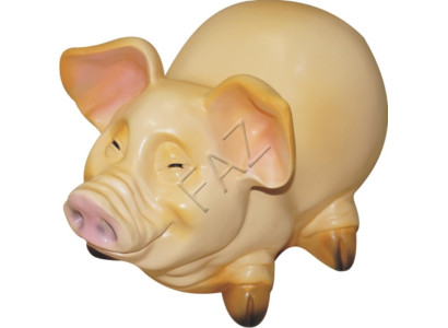 Design Schwein Figur Garten Statue Skulptur Figuren Skulpturen Dekoration Neu