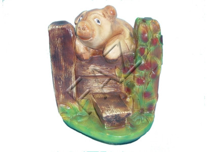 Design Schwein Figur Garten Statue Skulptur Figuren Skulpturen Dekoration c79