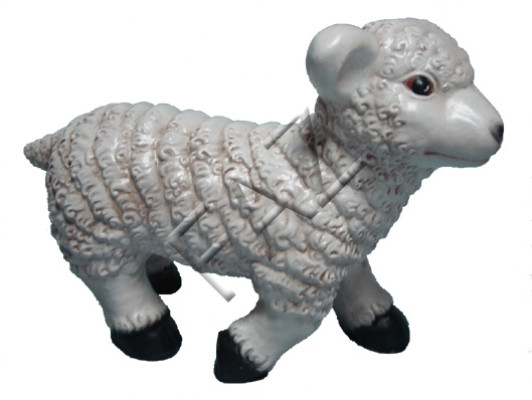 Design Lamm Figur Garten Statue Skulptur Figuren Skulpturen Deko Neu