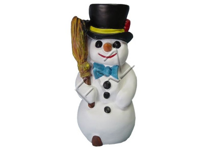 Big Schneemann Figur Garten Statue Skulptur Figuren Skulpturen Deko Weihnachten