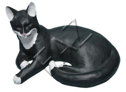 Design Katze Figur Garten Statue Skulptur Figuren Skulpturen Dekoration C345 Neu