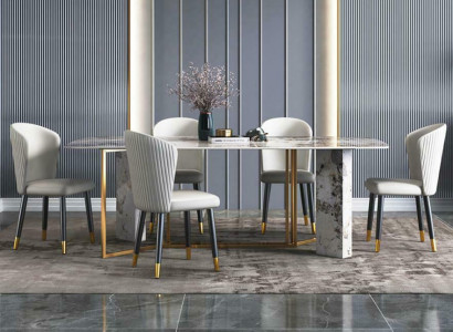 Luxus Moderner Marmor Stil Esstisch Möbel Tische Esszimmer Design Küche