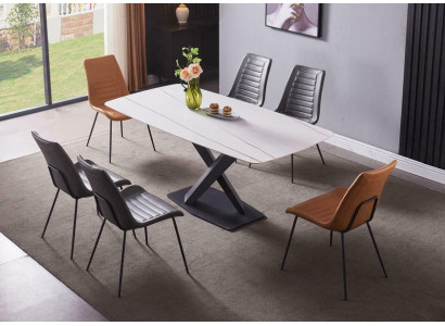 Luxus Esszimmer Tische Tisch Metall Esszimmertisch Moderner Möbel Neu Edelstahl