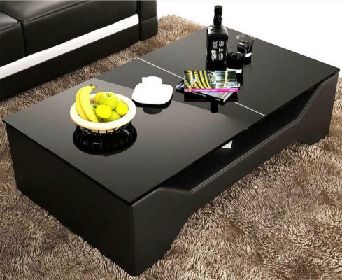 Sofatisch Design Tisch Wonzimmer Glas Leder Sofa Beistell Kaffee Couch