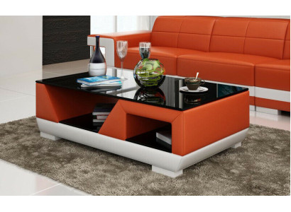 Klassischer Luxus Designer Couchtisch Sofa Wohnzimmer Dekor Tisch Leder