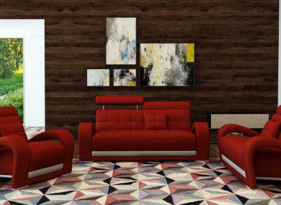 Leder Sofa Couch Sofagarnitur Wohnzimmer Garnituren Couch Set Sitz Sofas