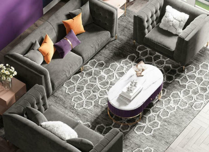 Sofagarnitur 3+2+1 Sitzer Sofa Wohnlandschaft Relax Sitz Design Couch Sofas