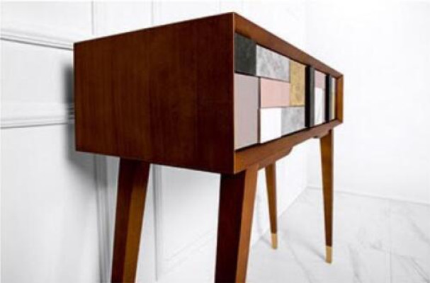 Konsolentisch Tisch Konsole Kommode Sideboard Holz Modern Luxus Design Möbel