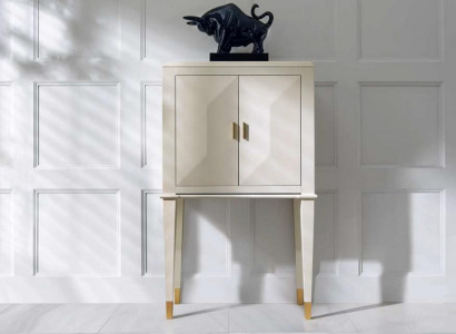 Kommode Schränke Kommoden Holz Luxus Sideboard Wohnzimmer Möbel Beige Schrank