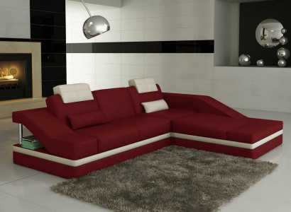 Design Ecken Polster Eck Sofa XXL BigCouch Leder Sofas Garnitur