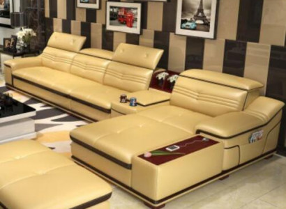 Sitz Möbel Wohnlandschaft Luxus Eckcouch Ecksofa L-form Polster Couch Relax Neu