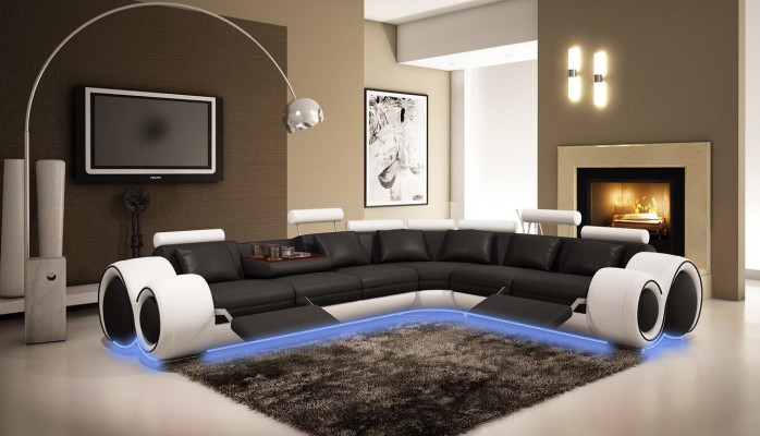 Multifunktions Couch Sofa Polster Sofa Eck Couchen Leder Sofas Ecke XXL